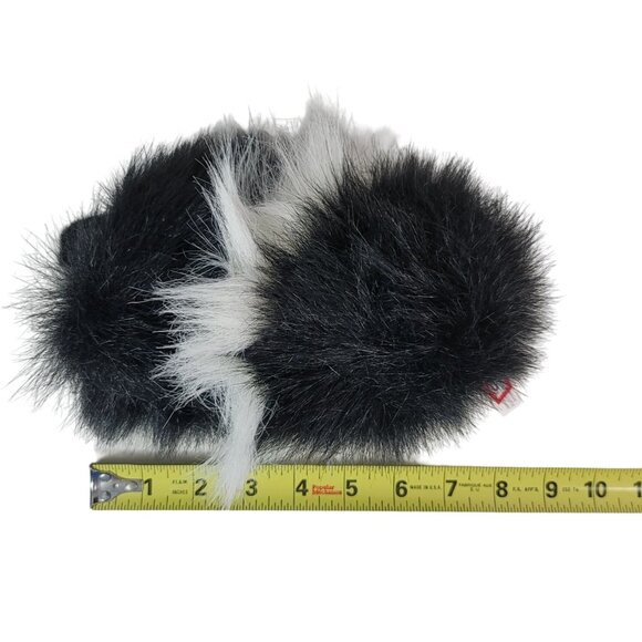 Douglas Cuddle Toys Guinea Pig Plush Black White 9" Angora Realistic #4112 2018 - Picture 11 of 11